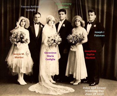 John & Jenny Flaisman Wedding

This photo is being Shared by Greg & Theresa Wolf.

The Flaisman's.

John & Genny's Wedding, 18 June 1930


