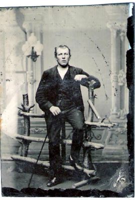 Unidentified

This was Shared by Dennis Schildhauer.

Unidentified Tintype Photo in the Dolan/Duff Family Album.

