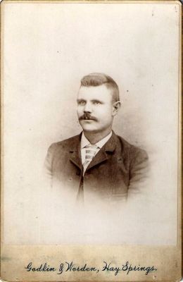 Unidentified

This was Shared by Dennis Schildhauer.

Unidentified Cabinet Card Photo in the Dolan/Duff Family Album.

The Photographers name is "Godkin & Worden", Hay Springs, Nebraska.
