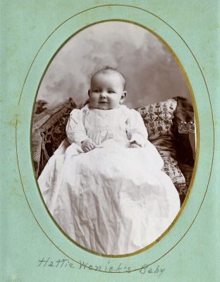 Click to view full size image
==============
Hattie Wenick's Baby
This was Shared by a anonymous member.
This Cabinet Card Photo States: "Hattie Wenick's Baby"
Hattie Wenick's Baby
This was Shared by a anonymous member.
This Cabinet Card Photo States: "Hattie Wenick's Baby"