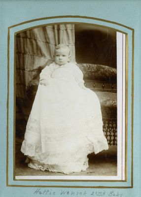 Click to view full size image
==============
Unidentified
This was shared by a anonymous member.
This Cabinet Card Photo States: "Hattie Wenick 2nd Baby."
Unidentified
This was shared by a anonymous member.
This Cabinet Card Photo States: "Hattie Wenick 2nd Baby."