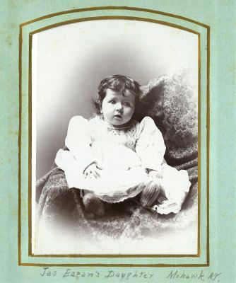 James S. Egan's Daughter

This was shared by a anonymous member.

This Cabinet Card Photo States: "Jas Egan's daughter, Mohawk, New York."

