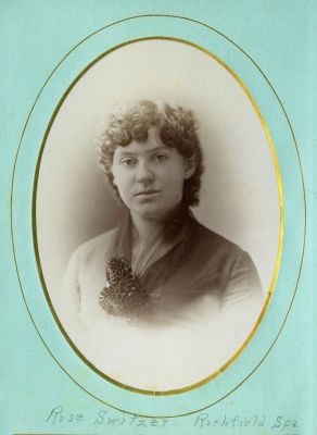 Rose Switzer

This was Shared by a anonymous member.

This Cabinet Card Photo States: "Rose Switzer Richfield Spa."
