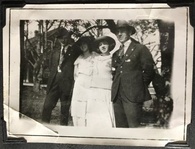 Click to view full size image
==============
Unidentified
This was Shared by Tracey PupDawg Goodwin.
This Photo may be part of the Surette family documented on the
chart posted who resided at 59 Gould St, Stoneham, MA between
the 1920's-1980's. Photos were in albums belonging to my great
Aunt Jessie Goodwin who was the wife of Jeremiah Surette.
Unidentified
This was Shared by Tracey PupDawg Goodwin.
This Photo may be part of the Surette family documented on the
chart posted who resided at 59 Gould St, Stoneham, MA between
the 1920's-1980's. Photos were in albums belonging to my great
Aunt Jessie Goodwin who was the wife of Jeremiah Surette.