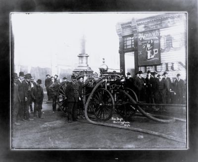 Click to view full size image
==============
Bellingham Fire Department
This Photo is of the Bellingham Fire Department in Whatcom County Washington. Year unknown.
This is a photo of a photo mounted on board. It was found in a Antique Store in Whatcom County.
Bellingham Fire Department
This Photo is of the Bellingham Fire Department in Whatcom County Washington. Year unknown.
This is a photo of a photo mounted on board. It was found in a Antique Store in Whatcom County.