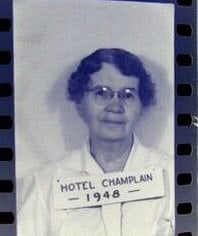 Unidentified
THIS HAS BEEN DONATED TO THE CLINTON COUNTY HISTORICAL ASSOCIATION.
Unidentified Employee for the Hotel Champlain in Plattsburgh New York in 1948.
Unidentified
THIS HAS BEEN DONATED TO THE CLINTON COUNTY HISTORICAL ASSOCIATION.
Unidentified Employee for the Hotel Champlain in Plattsburgh New York in 1948.