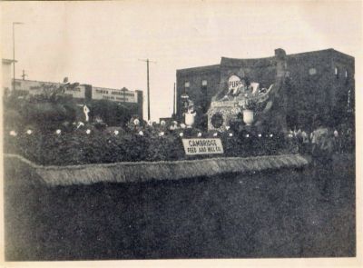 Cambridge Parade 1947

This was Shared by Candace Elemina‎.

Cambridge Feed & Mill Co. #1 - 1947 Cambridge Parade
