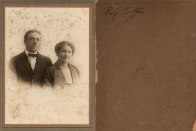 Roy Coffee & Unidentified Woman

This cut photo mounted on board states: "Roy Coffee"

