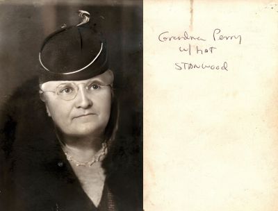 Maria Philimon “Mabel” Beleveau Perry

THIS HAS BEEN RETURNED TO FAMILY

This was Donated by Sue Poole

This photo states: "Grandma Perry, w/hat, Stanwood"
