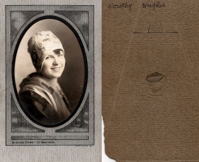 Dorothy Hughes

This photo in a cover states: "Dorothy Hughes"

The Photographers name is "McIntire Studio", Ft. Madison, Iowa
