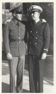 Mrs. R. M. Thomas & SGT. J. S. Amelung
THIS HAS BEEN RETURNED TO FAMILY

This Unidentified Photo was inside a letter Addressed to Mrs. R. M. Thomas. It was signed by SGT. J. S. Amelung.
