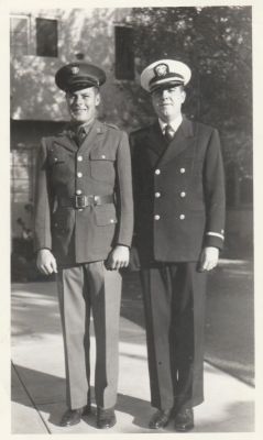 Mrs. R. M. Thomas & SGT. J. S. Amelung
THIS HAS BEEN RETURNED TO FAMILY

This Photo was inside a letter Addressed to Mrs. R. M. Thomas. It was signed by SGT. J. S. Amelung.
