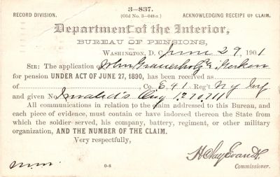 Click to view full size image
==============
John Grauerholz
This was Donated by Mary Muhlford.
John Grauerholz Pension Document
John Grauerholz
This was Donated by Mary Muhlford.
John Grauerholz Pension Document