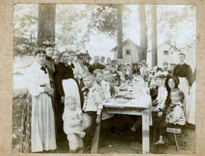 Click to view full size image
==============
Pleasant Home School Picnic
THIS HAS BEEN RETURNED TO FAMILY
This photo mounted on board is of the "Pleasant Home School Picnic" (Aunt Ada & The Hat)
Pleasant Home School Picnic
THIS HAS BEEN RETURNED TO FAMILY
This photo mounted on board is of the "Pleasant Home School Picnic" (Aunt Ada & The Hat)