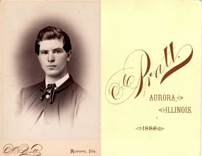 Unidentified

Unidentified Cabinet Card Photo Dated 1886

The Photographers name is "Pratt", Aurora, Illinois
