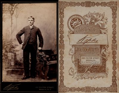 Click to view full size image
==============
Unidentified
Unidentified Cabinet Card Photo
The Photographers name is "Kopke Photography", Brooklyn, New York.
Unidentified
Unidentified Cabinet Card Photo
The Photographers name is "Kopke Photography", Brooklyn, New York.