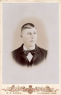 Unidentified

Unidentified Cabinet Card Photo

The Photographers name is "M. M. Simmer", Henderson, Minnesota.
