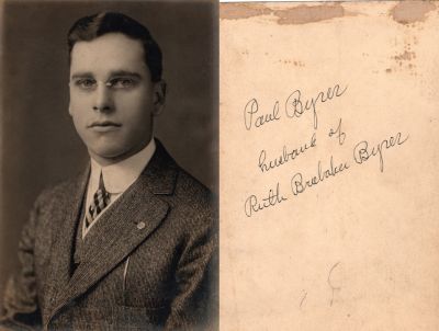Henry Paul Byrer

THIS HAS BEEN RETURNED TO FAMILY

This Photo states: "Paul Byrer husband of Ruth Brubaker Byrer"

