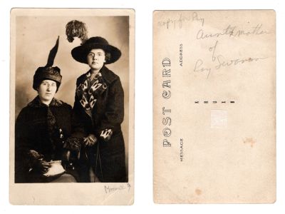 Click to view full size image
==============
Aunt/Mother of Roy Swanson
This was Donated by Cheryl Webber/The Terry Girls Genealogy
This Real Photo Postcard (RPPC) states on the back: "Copy for Ray. Aunt/mother of Roy Swanson"
The Front of the Real Photo Postcard (RPPC) states: "Mother"
Aunt/Mother of Roy Swanson
This was Donated by Cheryl Webber/The Terry Girls Genealogy
This Real Photo Postcard (RPPC) states on the back: "Copy for Ray. Aunt/mother of Roy Swanson"
The Front of the Real Photo Postcard (RPPC) states: "Mother"