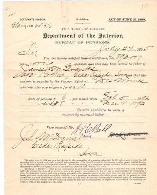 James M. Franks

THIS HAS BEEN RETURNED TO FAMILY

This was Donated by Mary Muhlfeld

Civil War Document for James M. Franks
