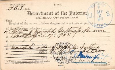 Click to view full size image
==============
Benjamin F. Jordan
Benjamin F. Jordan Pension Papers.
Benjamin F. Jordan
Benjamin F. Jordan Pension Papers.