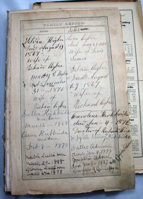 Richard Higbee Bible

This was Shared by Cheryl Webber.

Richard Higbee Bible
