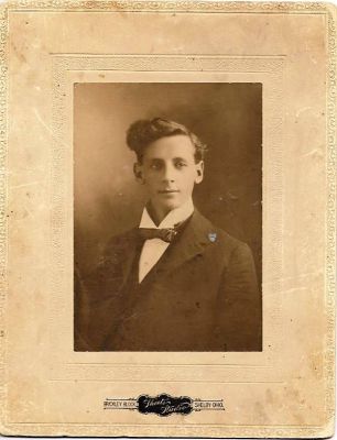 Unidentified

Unidentified photo mounted on board

(Appears to be a Graduation Photo).

The Photographer was in Shelby, Ohio.
