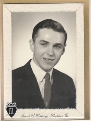 Unidentified

Unidentified 1961 individual school photo.

The Photographers name is "Hastings", Sheldon, Iowa.

The Photo was Donated by Cathy S. Marsh.
