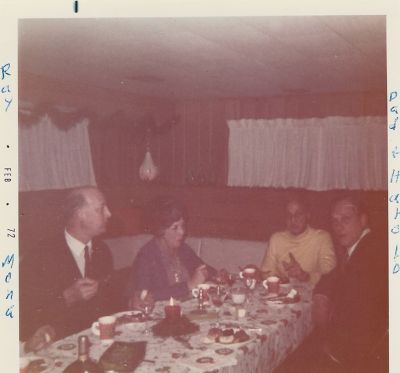Click to view full size image
==============
Ray, Mona, Dad & Harold
This was Donated by Lois B. Hansen.
This Photo States: "Ray, Mona, Dad & Harold".
Photo Taken February 1972.
Ray, Mona, Dad & Harold
This was Donated by Lois B. Hansen.
This Photo States: "Ray, Mona, Dad & Harold".
Photo Taken February 1972.
