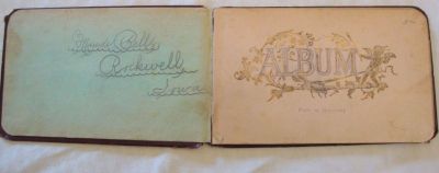 Maude Mabel Bell Autograph Book

This is inside the big Autograph Book that Belonged to Maude Mabel Bell.
