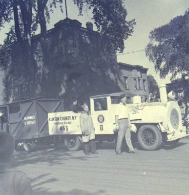 Plattsburgh, New York

THIS HAS BEEN DONATED TO THE CLINTON COUNTY HISTORICAL SOCIETY

Fourth of July Parade, Plattsburgh, New York, 1940's.

