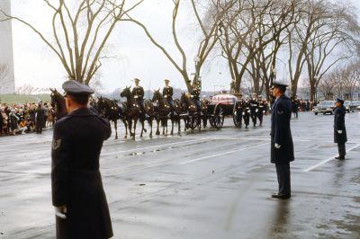 Dwight D. Eisenhower Funeral, 1969

THIS HAS BEEN DONATED TO DWIGHT D. EISENHOWER MUSEUM.

This was Donated by Lynn Sochurek Ammirato.

This has been Identified as scenes from Dwight D. Eisenhower's Funeral.

The Slide is Dated April 1969.
