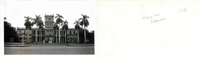 Hawaii, 1936

This was Donated by Elaine Swan.

This Photo States: "Capital Hawaii, 1936."
