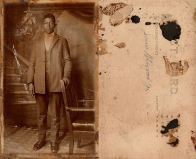 Click to view full size image
==============
Sam Atwood Jr.
This was Donated by Cheryl Webber.
This Real Photo Postcard (RPPC) States: "Sam Atwood Jr."
There is no location noted.
Sam Atwood Jr.
This was Donated by Cheryl Webber.
This Real Photo Postcard (RPPC) States: "Sam Atwood Jr."
There is no location noted.