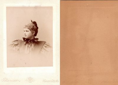 Unidentified

Unidentified Cabinet Card Photo in the Kansas City, Missouri Family Album.

The Photographer was in Kansas City, Missouri.

There are Two of this Cabinet Card Photo.
