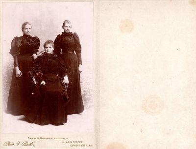 Unidentified

Unidentified Cabinet Card Photo in the Kansas City, Missouri Family Album.

The Photographers name is "Snook & Burnham", Kansas City, Missouri, USA.

There are Two of this Cabinet Card Photo.
