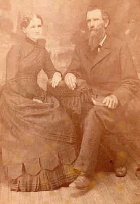 Rev. John Lucius Lesher & Nancy Jane Allred

THIS HAS BEEN RETURNED TO FAMILY

This Cabinet Card Photo was donated by Paul Skipper.

This is Rev. John Lucius Lesher & Nancy Jane Allred.
