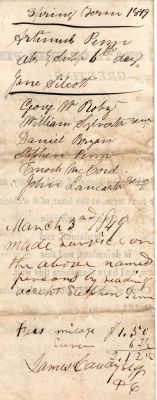 Jane Silcott VS. Caleb Artemis Penn

This was Donated by a Anonymous Donor.

This is part of the court documents for the court case of Jane Silcott VS. Caleb Artemis Penn on the paternity of Jane Silcott's unborn baby.

This document is dated 23 July 1849
