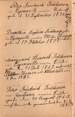 Margareta Katharina Fedderson

This was Donated by a Anonymous Donor.

This is inside the song book that belonged to Margareta Katharina Feddersen.
