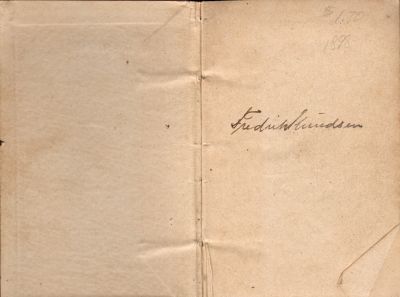 Click to view full size image
==============
Fredrik Knudsen
Inside the Hymn Book that Belonged to Fredrik Knudsen.
Fredrik Knudsen
Inside the Hymn Book that Belonged to Fredrik Knudsen.