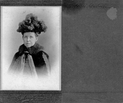 Mrs. H. B. Osborn

This Cabinet Card Photo States: "Mrs. H. B. Osborn"

The Photographers name is "Gehrig", Chicago, Illinois.
