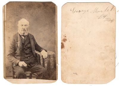 Click to view full size image
==============
George Market
This cut CdV Photograph states: "George Market"
George Market
This cut CdV Photograph states: "George Market"