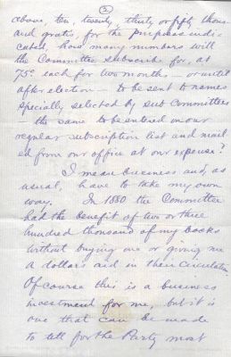 Click to view full size image
==============
Albion Winegar Tourgée
Albion W. Tourgée
Republican National Convention Letter, 1884
Page 2
Albion Winegar Tourgée
Albion W. Tourgée
Republican National Convention Letter, 1884
Page 2