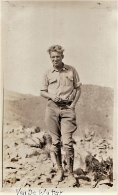 Joseph Van De Water

This has been ID"D as Joseph Cochrane Van De Water. A Graduate from the New Mexico School of Mining.

This Photo States: " Van DeWater"
