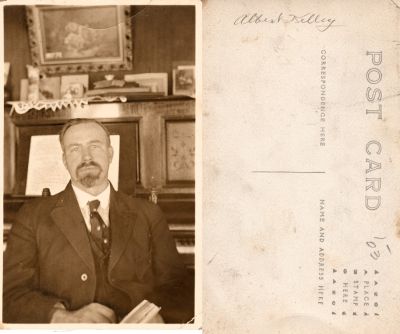 Click to view full size image
==============
Albert Kelley
This was Donated by Cheryl Webber
This Real Photo Postcard (RPPC) States: "Albert Kelley"
Albert Kelley
This was Donated by Cheryl Webber
This Real Photo Postcard (RPPC) States: "Albert Kelley"