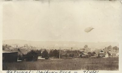 National Balloon Race

THIS HAS BEEN DONATED TO THE MAPS AIR MUSEM.

The Front side of this Photo States: "National Balloon Race, 4 July 1931."
