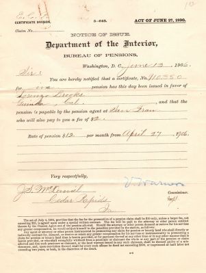 Click to view full size image
==============
Lorenzo Brooks
This was Donated by Mary Muhlfeld
Lorenzo Brooks Civil War Document
Lorenzo Brooks
This was Donated by Mary Muhlfeld
Lorenzo Brooks Civil War Document