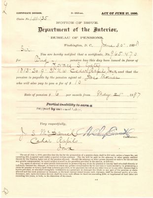 Horace Sanford Gates Sr.

This was Donated by Mary Muhlfeld

Civil War Document for Horace Sanford Gates Sr.
