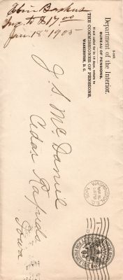 Click to view full size image
==============
Ebin Backus
This was donated by Mary Muhlfeld
Civil War Document for Ebin Backus
Ebin Backus
This was donated by Mary Muhlfeld
Civil War Document for Ebin Backus