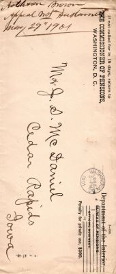 Addison Brown

This was Donated by Mary Muhlfeld

Addison Brown Civil War Document
